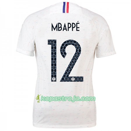 Billiga Fotbollströjor Frankrike Mbappe 12 Dam VM 2018 Borta tröja